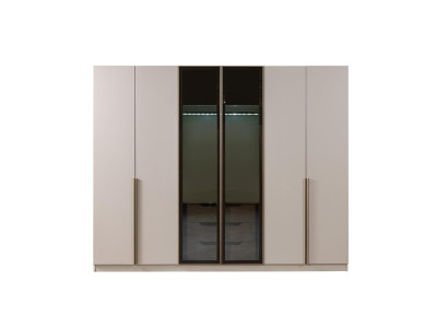 Kleiderschrank Stil modern Farbe weiß praktisch komfortabel Schlafzimmer