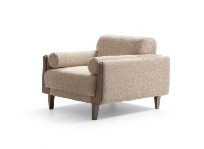 Einzelsofa Modern Beige Design Gemütlich Bequem Hochwertig Couch Neu