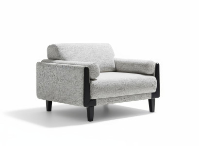 Einzelsofa Modern Grau Luxus Elegant Design Couch Komfortabel Neu