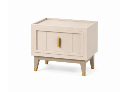 Nachttisch bequem minimalistisch beige schön modern neu