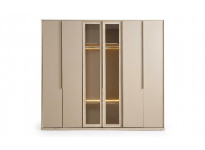 Schrank groß geräumig schön praktisch beige moderner Stil neu
