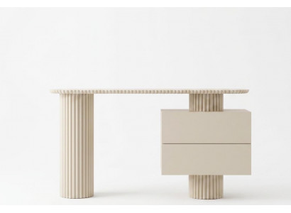 Schminktisch Spiegel praktisch schön geräumig beige modern neu