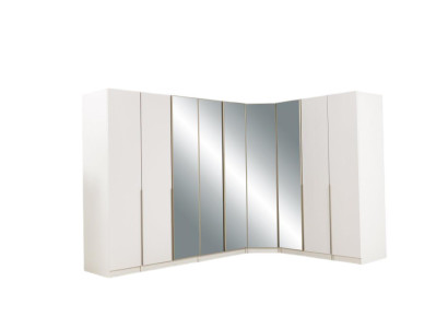 Kleiderschrank Stil modern Farbe weiß Schlafzimmer praktisch komfortabel