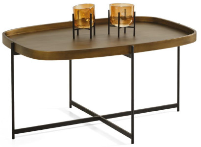 Couchtisch Modern Wohnzimmer Metall Luxus Elegant Stilvoll Komfort