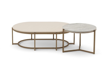 Beiger Couchtisch rechteckiger Designertisch Tische für das Wohnzimmer