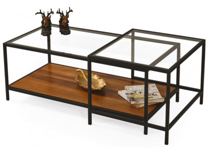 Komfort Elegant Couchtisch Wohnzimmer Glas Neu Stilvoll Rechteckig