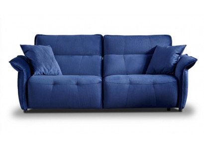 Sofa 3-Sitzer Stoff Modern Mit Holzfüßen