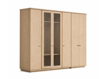 Schrank groß geräumig praktisch beige moderner Stil Kleiderschrank