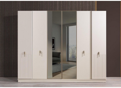 Kleiderschrank Stil modern Farbe weiß neu praktisch geräumig Schlafzimmer