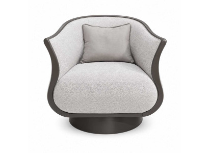 Wohnzimmer Sessel Moderner Design Grau Polstermöbel Polstersessel