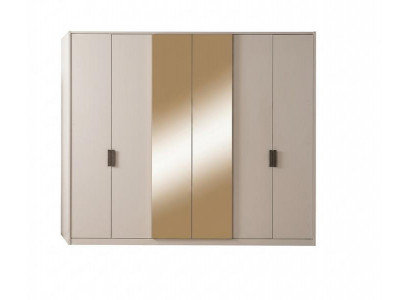 Schrank groß geräumig praktisch beige moderner Stil Kleiderschrank