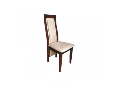 Set 6x Stuhl Design Lehnstuhl Polster Stühle Gastro Esszimmer Stoff Massiv Holz