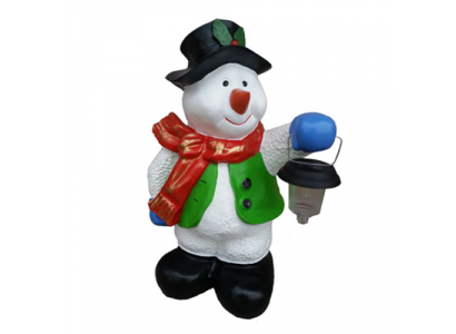 Schneemann Figur Statue Deko Figuren Deko Skulptur 54cm Winter Neu Statuen Neu