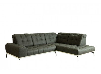 Sofa Designer Sofa Wohnlandschaft Ecksofa Couch Modern Stoff Textil Möbel Neu
