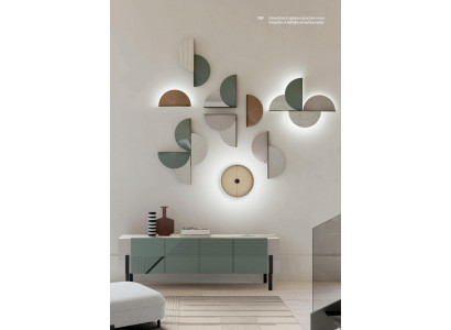 Wandleuchte Glas Modern Luster Stil Wand Lampen Wandlampe Kronleuchter Design