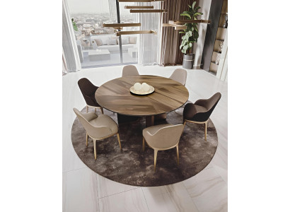 Esszimmer Garnitur Komplettes Set Tisch + 6x Stuhl Design Luxus Möbel Tische Neu
