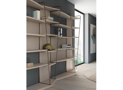 Vitrinen Design Wohnwand Regal Wohnzimmer Regal Italienische Schränke Möbel Neu
