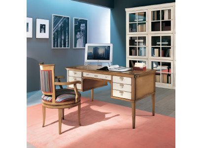 Tisch Sekretär Schreibtisch Schreibtische Italienische Möbel Büro Holz Tische
