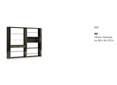 Wohnzimmer Schrank Bücherregal Holz Büroschrank Regal Schränke Vitrine Italien