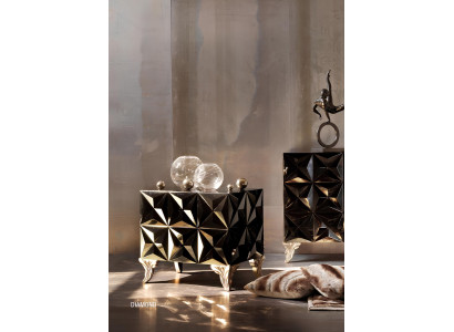 Nachttisch Design Konsole Beistell Tische Schlaf Zimmer Holz Luxus Konsolen Neu