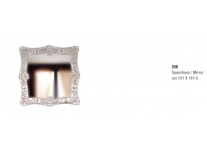 Italienische Klassischer Designer Spiegel Möbel Wandspiegel Holz Gold Möbel Neu