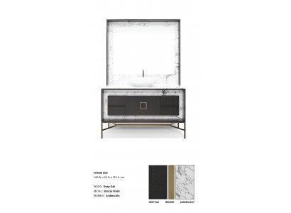 Grauer Badezimmerschrank Badezimmermöbel Klassische Möbel Badezimmerschrank