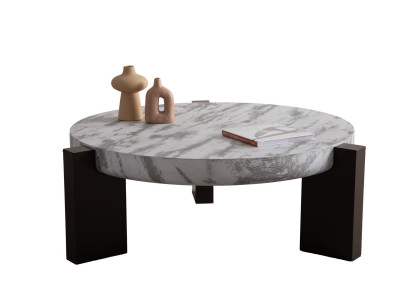 Couchtisch Wohnzimmer Rund Möbel Luxus Holz Modern Neu Design Neu