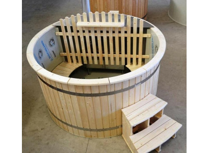 Outdoor-Spa Hot Tub Whirlpool Badefass Thermalwanne Erholungsbecken