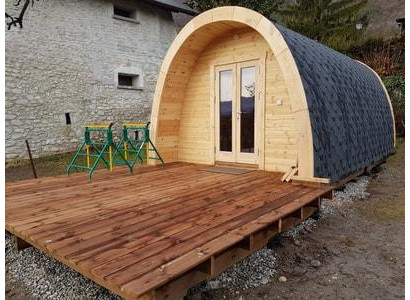 Holzhütte Mobilheim Wochenendhaus Camping Haus Campinghütte Naturhütte