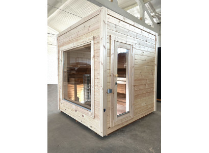 Modern Sauna Gartensauna Außensauna Naturholzsauna Holzsauna