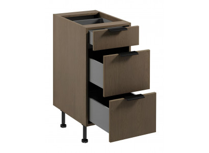 Küchenschrank Schubladenschrank 3 Schubladen Küchenzeile Einbauküche