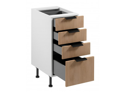 Küchenschrank Schubladenschrank Unterschrank 4 Schubladen Küchenmöbel