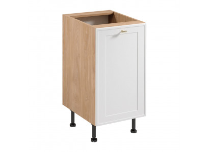 Küchenschrank Unterschrank Schrank Holzschrank Beige-Weiß Küchenmöbel