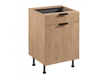 Küchenschrank Universalschrank Basisunterschrank Sockelschrank Beige