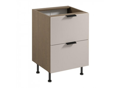 Basisunterschrank Küchenschrank 2 Schubladen Holzschrank Stauraumschrank