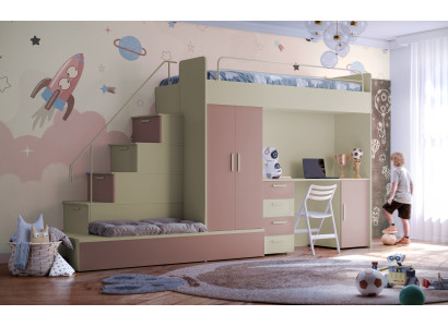 Hochbett aus Holz – Für Ihr Zimmer: Praktisch und platzsparend.
