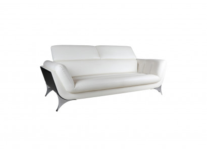 Weißes 3-Sitzer Sofa Designer Wohnzimmer Couch Edle Verarbeitung