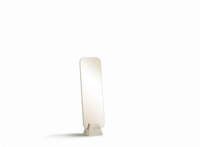 Eleganter Beige Spiegel aus hochwertigem Glas