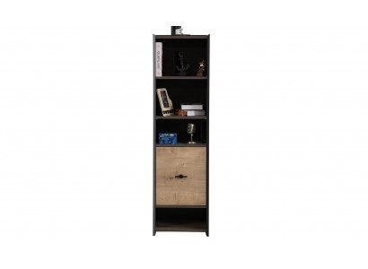 Braunes Holzregal Designer Wohnzimmer Bücherregal Edle Holzmöbel