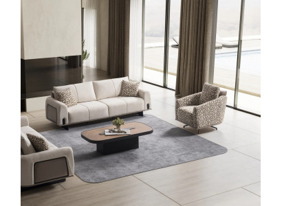 Sofagarnitur Set 3+1 – Bequem und elegant für ein stilvolles Wohnzimmer.