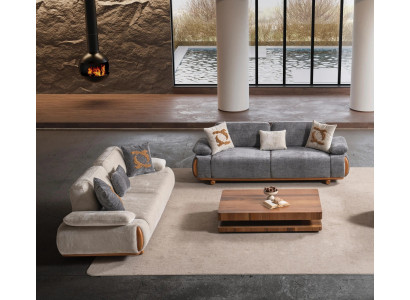 Wohnzimmer Set 3+3 – Für einen modernen Look in Ihrem Wohnzimmer.