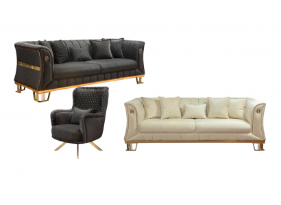 Wohnzimmer Set (Sofagarnitur 3+3+1) – Perfekte Wahl für Ihr Zuhause.