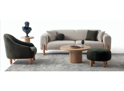 Wohnzimmer Set (Sofagarnitur Set 3+1)– Praktisch und elegant für Ihr Wohnzimmer