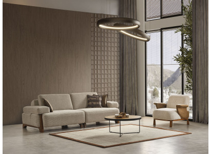 Moderne Sofagarnitur Polstersofa Designer Sessel Edle Garnitur