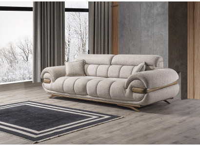 Exklusives Beiges Wohnzimmersofa Designer Polstercouchen Möbel