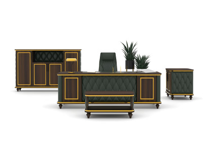 Elegante Büromöbel Designer Holz Tische Rollcontainer Aktenschrank