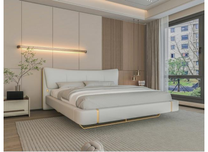 Modernes Edelstahlbett Stilvolle Schlafzimmer Betten Polsterbetten