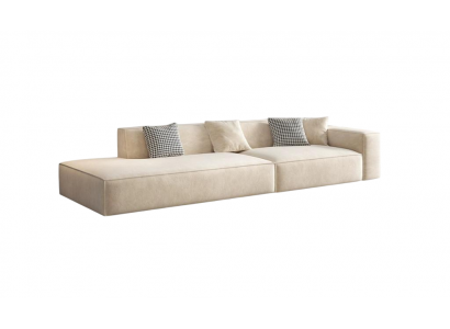 Stilvolles beiges Sofa mit Kompressionsfunktion Sofa für das Wohnzimmer