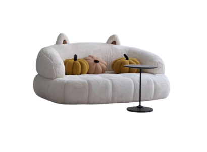 Luxuriöse Beigefarbenes komprimierbares Stoffsofa stilvolles, bequemes Sofa