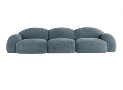 Weiches komprimierbares graues Stoffsofa Faltsofa für das Wohnzimmer
